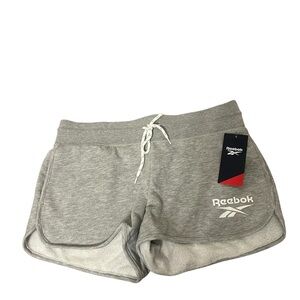 NWT Reebok Gray Athletic Lounge Shorts with‎ Drawstring